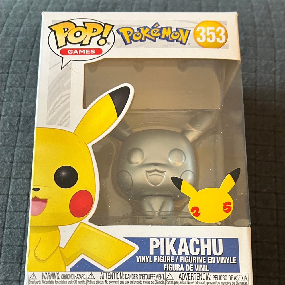 Funko Silver Pikachu Vinyl Figure